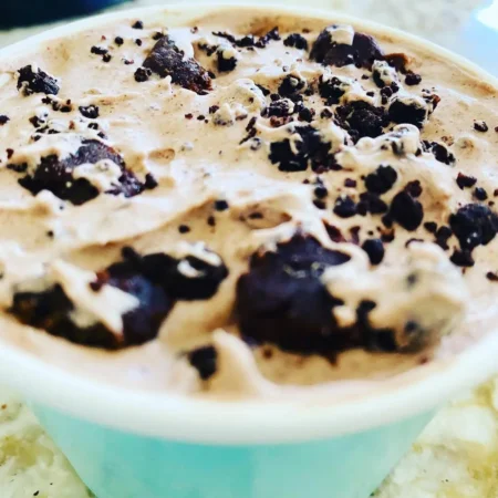 Chocolate-Frosted-Brownie Nice Bite